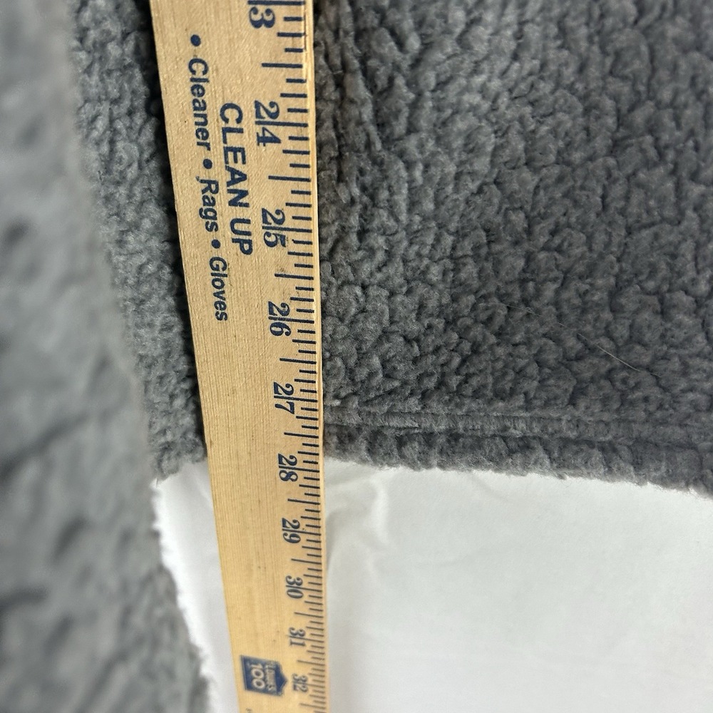 Vineyard Vines Heritage Sherpa 1/2 Zip Fleece Pullover Medium Gray Heather $148‎ - Picture 6 of 12